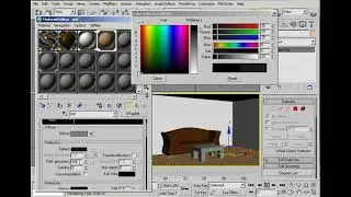 Уроки по 3ds max - материалы паркет и дерево