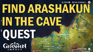 Find Arashakun in The Cave Quest | Sumeru Quest | Genshin Impact