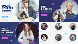 Online Courses Promo After Effects Templates