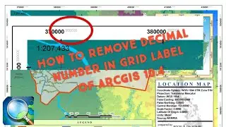 How to remove decimal number in grid label of ArcMap 10.4