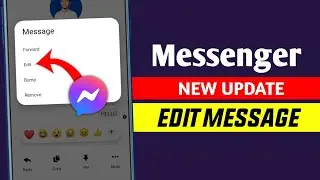 Messenger Edit message feature || Messenger new update || Messenger edit message update