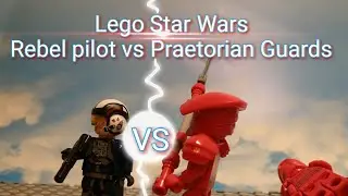 Lego Star Wars : Rebel pilot vs Praetorian Guards (Brickfilm)