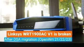 Linksys WRT1900AC V1 (throughput) is broken after DSA migration (OpenWrt 21/22/23)