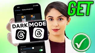 How To Get Dark Mode On Threads 2024 | Enable Dark Mode IOS 17 or 16