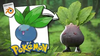 Making realistic Pokemon using Blender