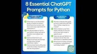 Struggling to make the most out of ChatGPT for your Python projects? #artificialintelligence #coding