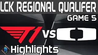 T1 vs DK Highlights Game 5 | LCK Regional Qualifer | T1 vs Dplus KIA by Onivia