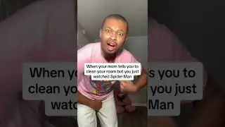 When Your Mom Tells You To Clean Your Room😭☠️