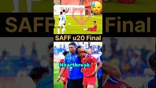 Heartbreak 💔 For Nepal 🇳🇵|| Nepal Lost Final 😢|| Nepal vs Bangladesh SAFF u20 final ||