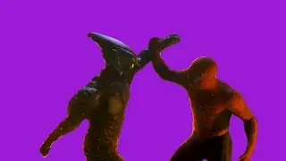 Spider-Man vs Green Goblin Purple Screen