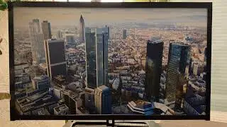 Frame TV, Frame : verstecken Sie TV - Fernseher hinter einem Rollo mit Foto, Motiv, Logo bedruckt