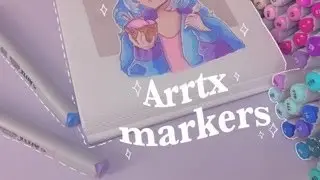 BEST COPIC ALTERNATIVES//unboxing and reviewing arrtx oros markers🌱✨