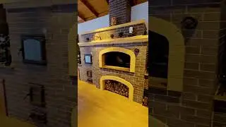 Беседка с барбекю
