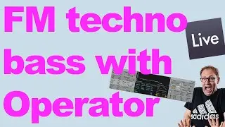 FM techno bass with Operator #shorts