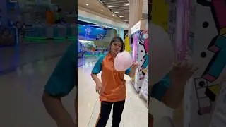 Автомат делает СЛАДКУЮ ВАТУ, вкус детства #тайланд