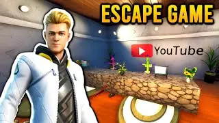 ON FAIT UNE VISITE CHEZ YOUTUBE SUR FORTNITE !! - ESCAPE GAME YOUTUBE