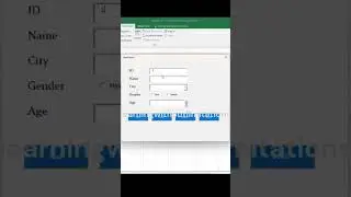 Autogenerate ID IN USERFORM EXCEL VBA #ytshorts #youtubeshorts #shorts #shortsvideo #exceltips