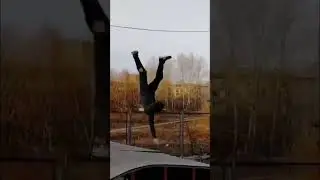 СМЕШНОЕ ПАДЕНИЕ НА САМОКАТЕ