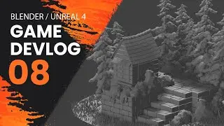 Devlog 08 - Ghibli Bushes in Blender and Unreal