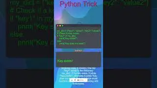 Checking Dictionary Key Existence in Python: Ensuring Data Integrity and Efficient Key Access