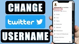 How to Change Twitter Username || Change Twitter @ Name & Display Name || Change Twitter Handle