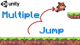 Unity 2D Platformer Tutorial 9 - 2D Multiple Jump (Double/Triple and More )