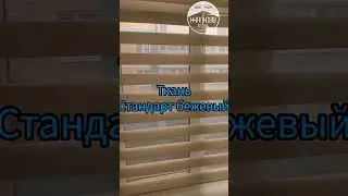 Как смотрятся рулонные шторы День-ночь Зебра на проём окна. Как сделать шторы Зебра на большое окно
