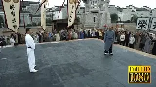 Japanese provokes and insults Chinese, infuriating a kungfu master who cripples him with a punch.