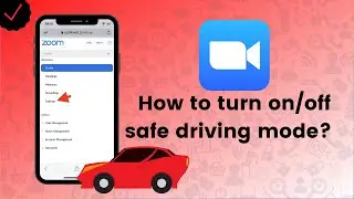 How to turn on/off safe driving mode option on Zoom? - Zoom Tips