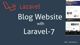 Blog Website with Laravel-7