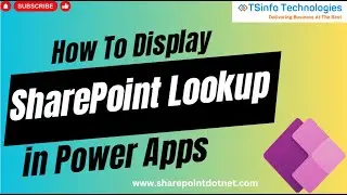 How to Display SharePoint Lookup Field in Power Apps Data Table | SharePoint Lookup in Power Apps