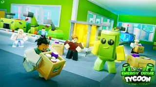 I FINISHED MY ENERGY DRINK TYCOON ROBLOX