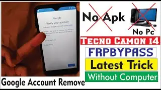 Tecno Camon i4 cb7 google account bypass android 9 100% WORKING All Tecno FRP BYPASS 2022 without pc