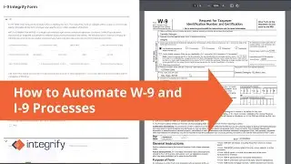 Automating W-9 and I-9 Processes with Integrify