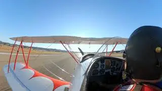 A Great Lakes 2T-1A-2 Sunset Landing in San Diego