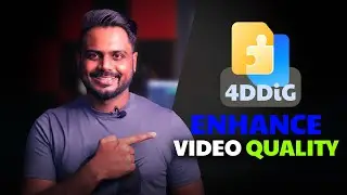 How to improve video quality with the newest AI video enhancer | Sinhala Tutoria