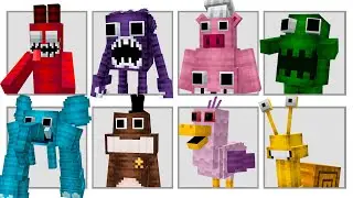 GARTEN OF BANBAN 3 ADDON: NOVAS CRIATURAS ADICIONADAS no MINECRAFT !!