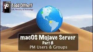 macOS Mojave Server Part 8: Profile Manager Users & Groups