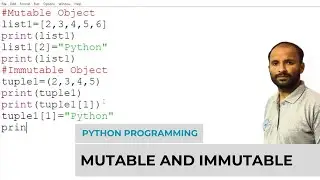Mutable vs Immutable in Python with Program Example #python #programming