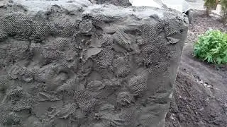 Декоративная штукатурка из цемента под камень своими руками.