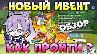 ОБЗОР ИВЕНТА «ВОСПОМИНАНИЯ О ПРАКТИКЕ : Пламенный интерес» | GENSHIN IMPACT 5.1 #genshinimpact