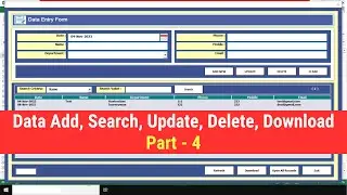 Creating Advanced Excel User Form Step by Step with Excel VBA - Part 4