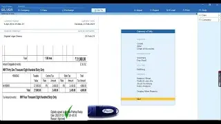 Digital Signature in Sales ,Purchase, Credit ,Debit Note ,Payment,Rcpt TallyPrime&Tally ERP9 (HINDI)