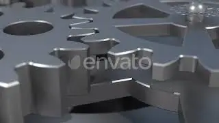 gear animation, cogwheel, mechanical movement, engineering background animation | Motion Graphic...