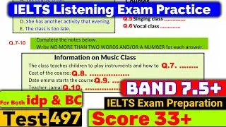IELTS Listening Practice Test 2024 with Answers [Real Exam - 497 ]