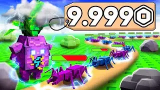 😰Мы Потратили 9,999 РОБУКСОВ На Защиту САДА в Роблокс! #3 + Кабан