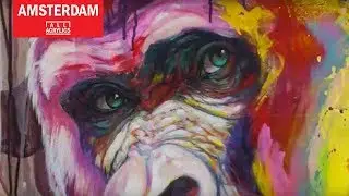 Noe Two creates 'Gorilla' with Amsterdam Acrylics