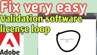 Fix Adobe CC Software Validation License Loop