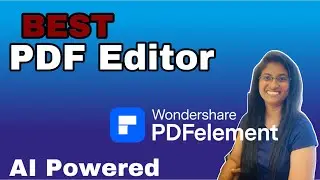 Smart PDF solution powered by AI | Fast affordable and easy to edit 💻📱🖥️ Wondershare pdf Element