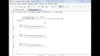 Java programming Lesson 101 Graphics : Java Animation 4 KeyListener